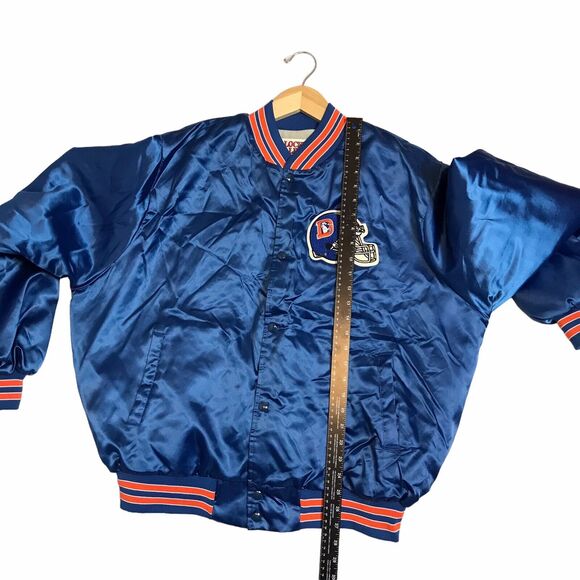 Vintage 1991 Locker Line XXL Denver Broncos Starter Style Spellout Jacket - Picture 10 of 16